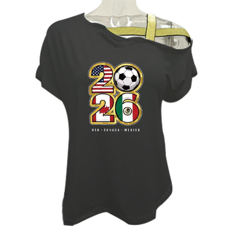 Women'S Accessories Canada - Women Loose Slash Neck T Shirt