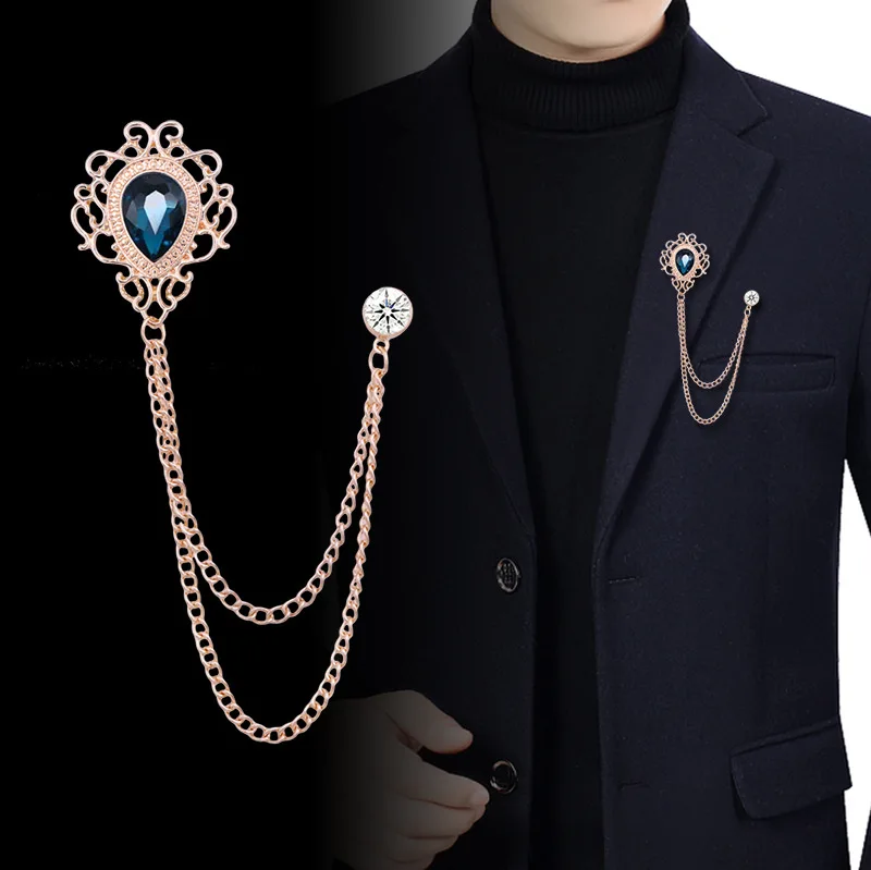 Women'S Vintage Accessories - New Vintage Tassel Chain Rhinestone Crystal