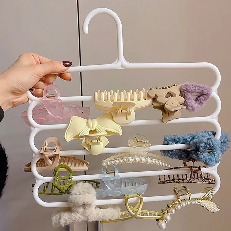 Women Accessories Display - 5 Layers Hair Claw Storage Rack
