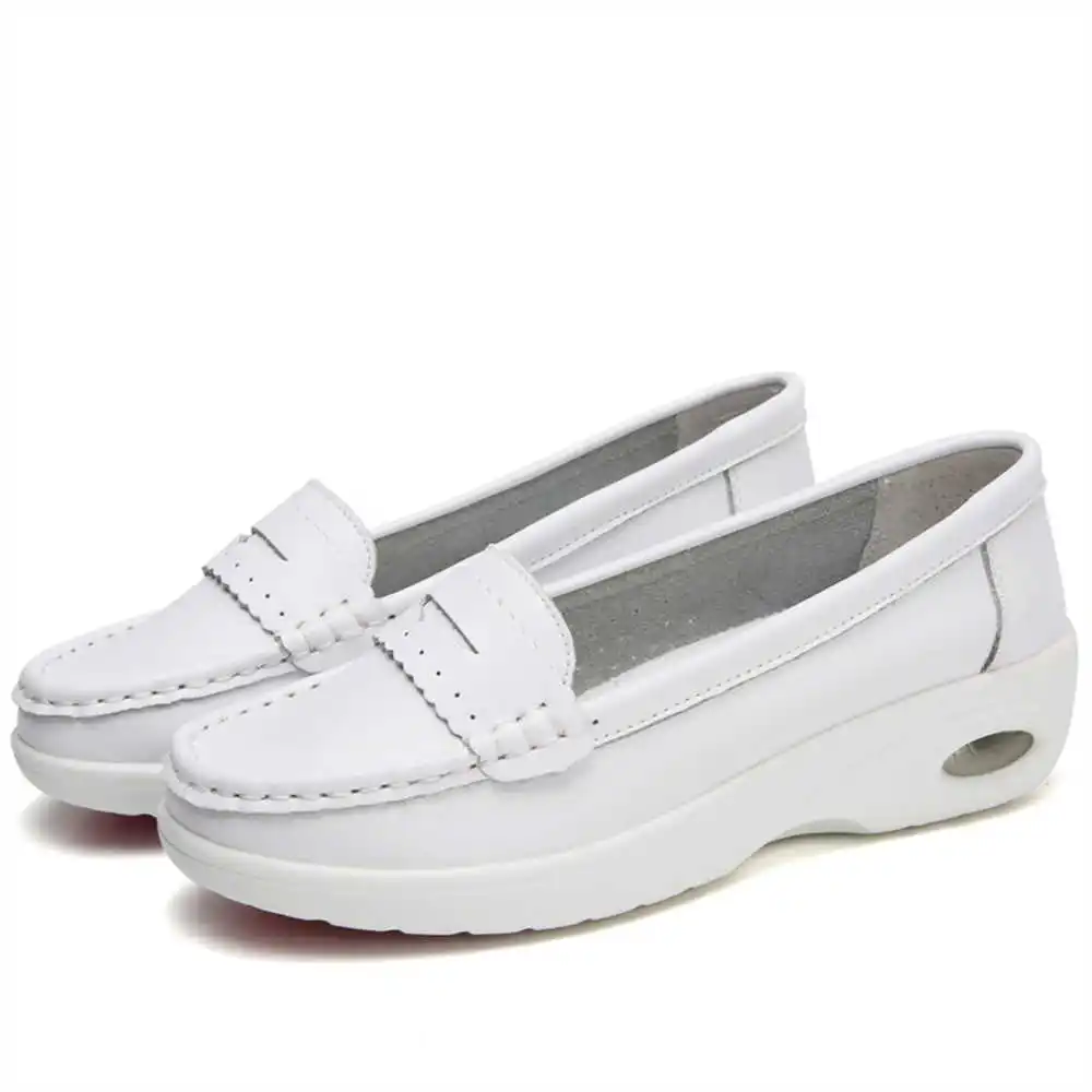 Thick Sole Slipon White Traine - огляд і ціна Women'S Accessories Famous Footwear