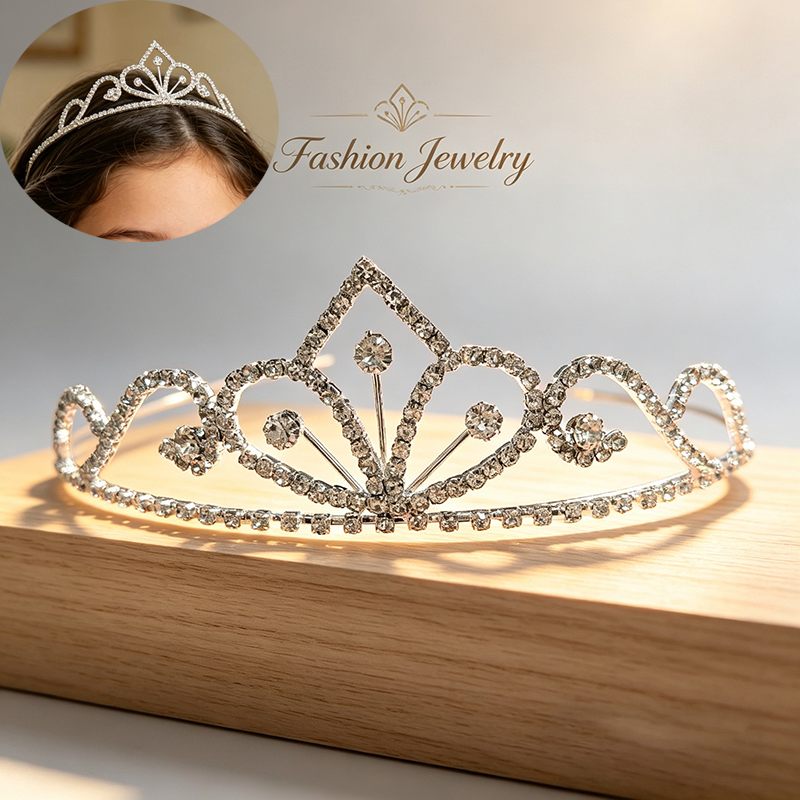 Silver Color Rhinestone Bridal - огляд і ціна Women'S Vintage Accessories