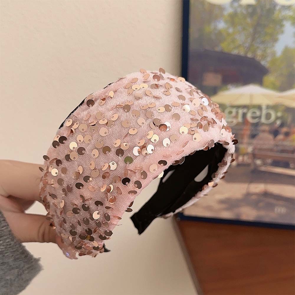 New Wide Glitter Headband For  - огляд і ціна Women'S Accessories Gift Ideas