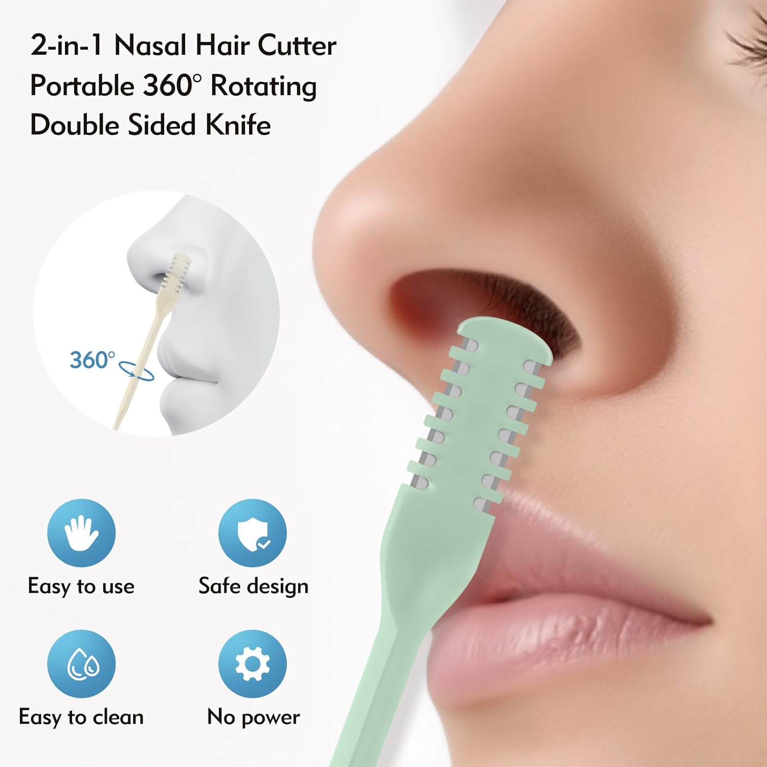 5/20/50Pcs 2-in-1 Nasal Cutter - огляд і ціна Women Accessories Clearance