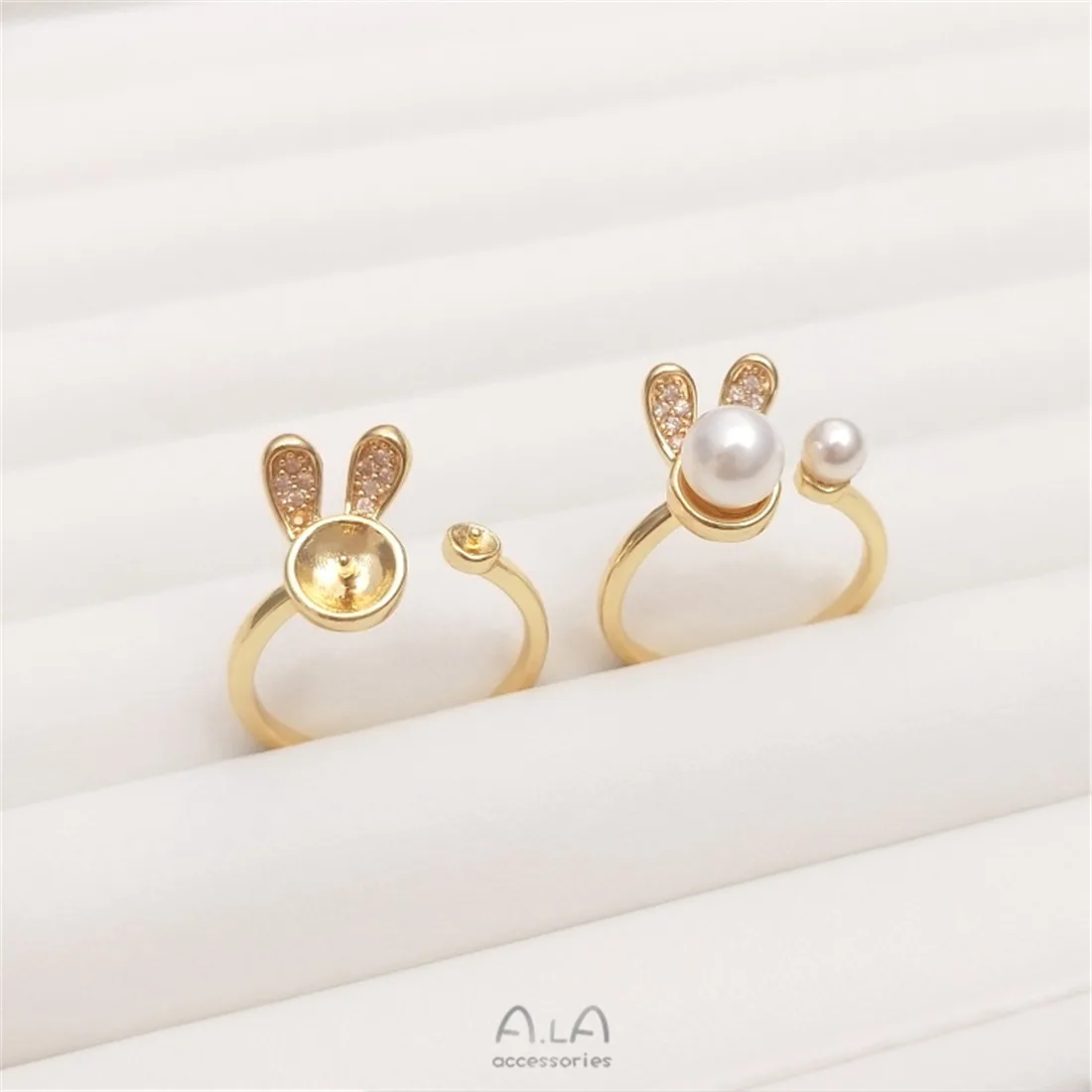 14K Gold Wrapped Crystal Pearl - огляд і ціна Wrap Ring Gold