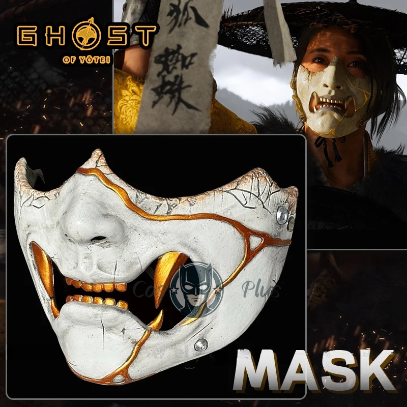 Game Ghost of Yotei Atsu Mask  - огляд і ціна Women'S Anime Accessories