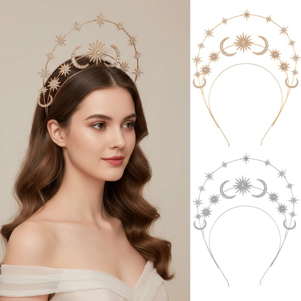 Gold Silver Crystal Star Hairb - огляд і ціна Wrap Ring Gold