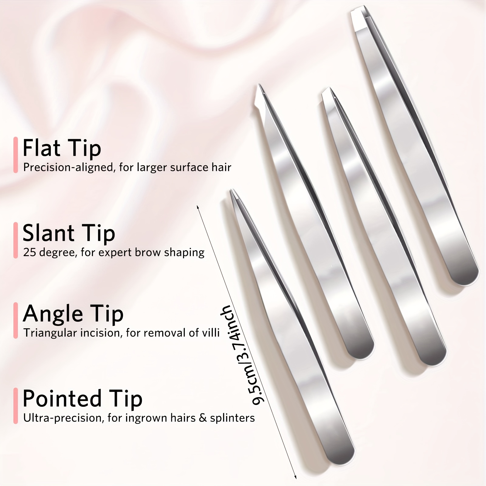 4pcs Professional Stainless St - огляд і ціна Women Accessories Clearance