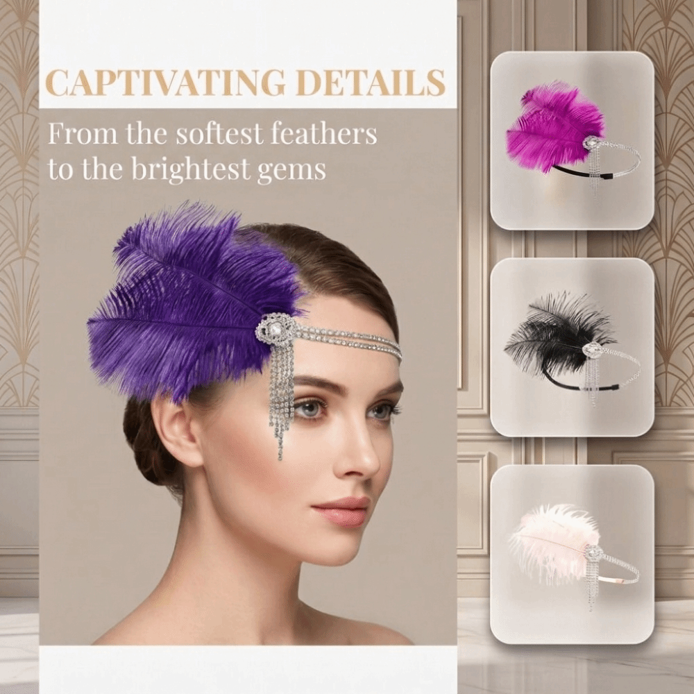 Accessories Glistening Feather - огляд і ціна Women'S Accessories In The 1920S