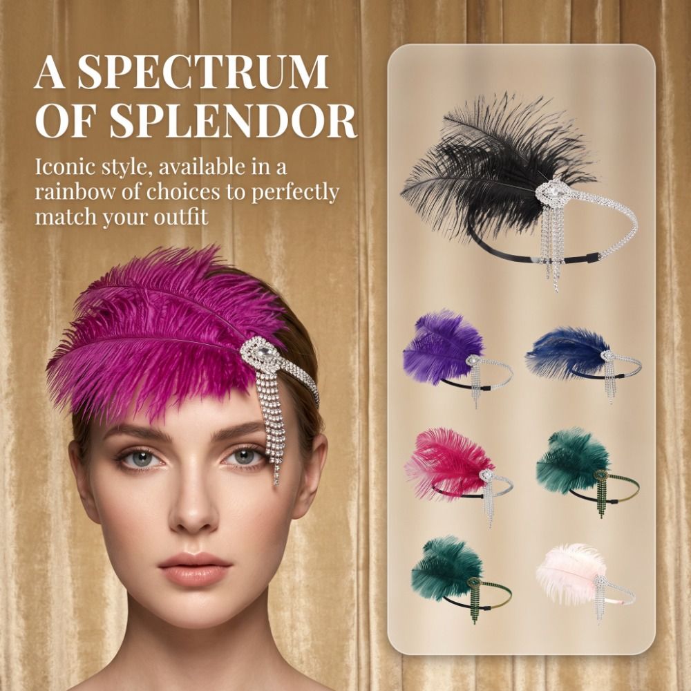 Accessories Glistening Feather - огляд і ціна Women'S Accessories In The 1920S
