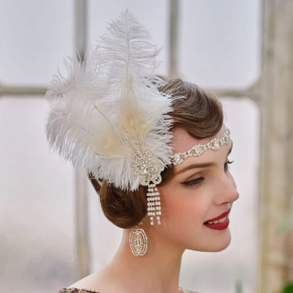 Vintage Feather Headband Sequi - огляд і ціна Women'S Accessories In The 1920S