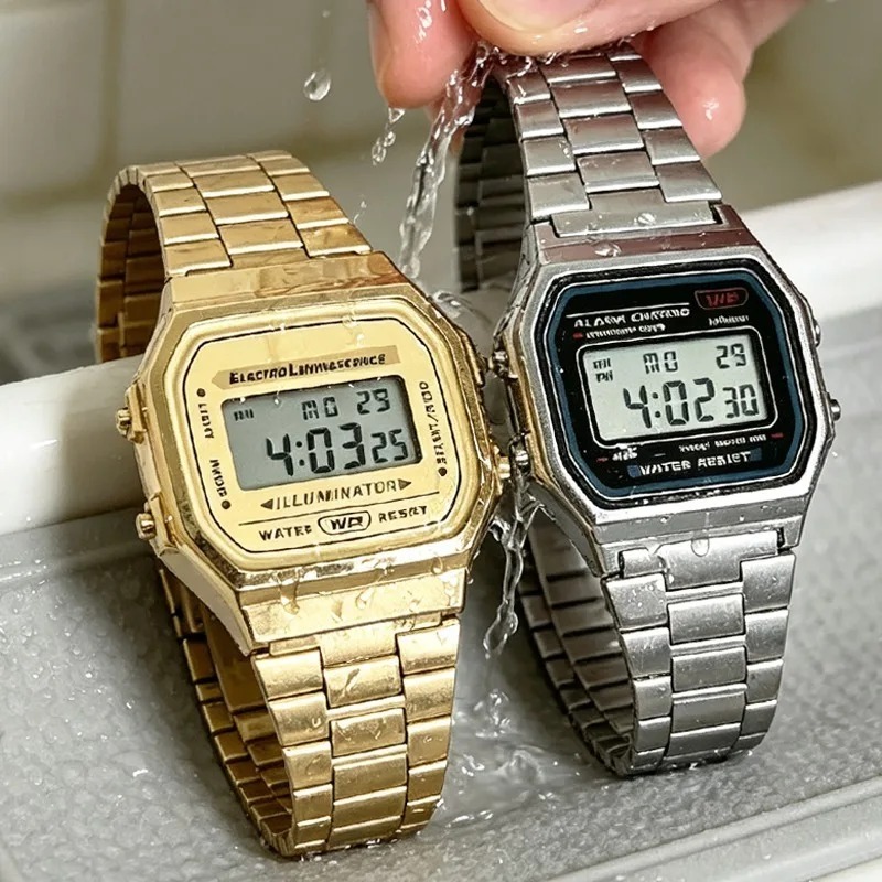 Luxury F91W Steel Band Watches - огляд і ціна Women Accessories Display