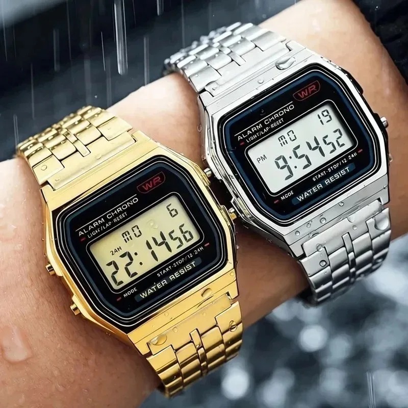 Luxury F91W Steel Band Watches - огляд і ціна Women Accessories Display