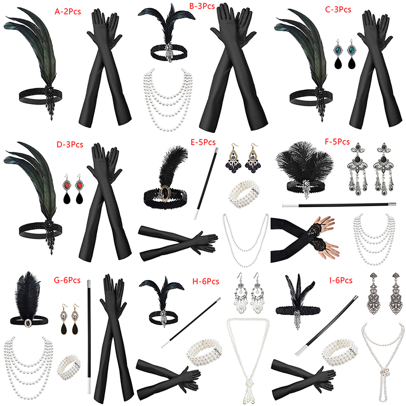 1920's Cosplay Flapper Hallowe - огляд і ціна Women'S Accessories In The 1920S