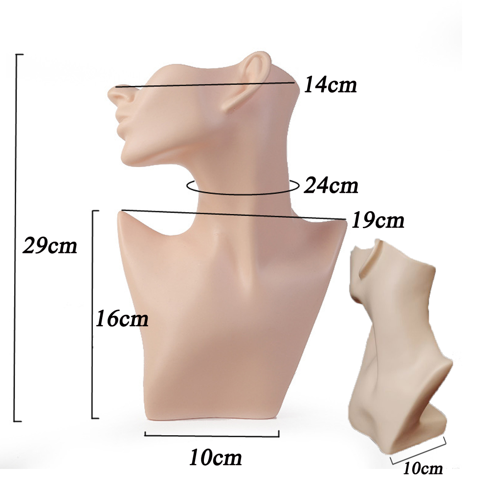White Half Face Mannequin Head - огляд і ціна Women Accessories Display