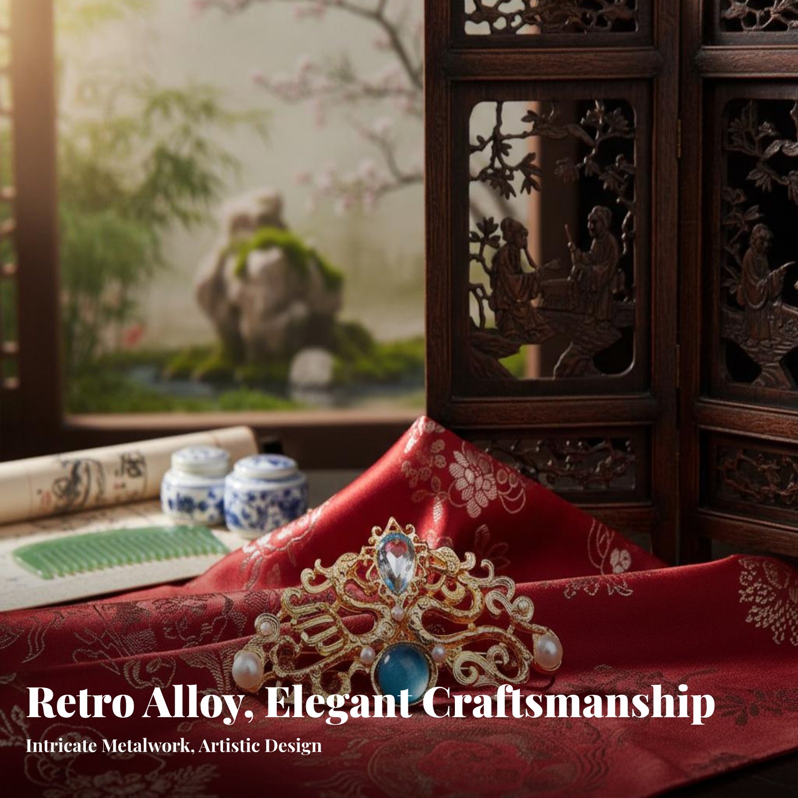 Chinese Traditional Hair Acces - огляд і ціна Women'S Vintage Accessories
