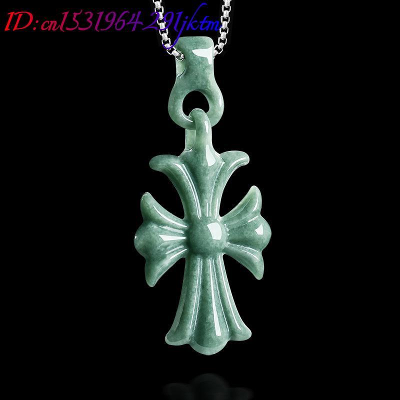 Natural Burmese Jadeite Cross  - огляд і ціна Women'S Vintage Accessories