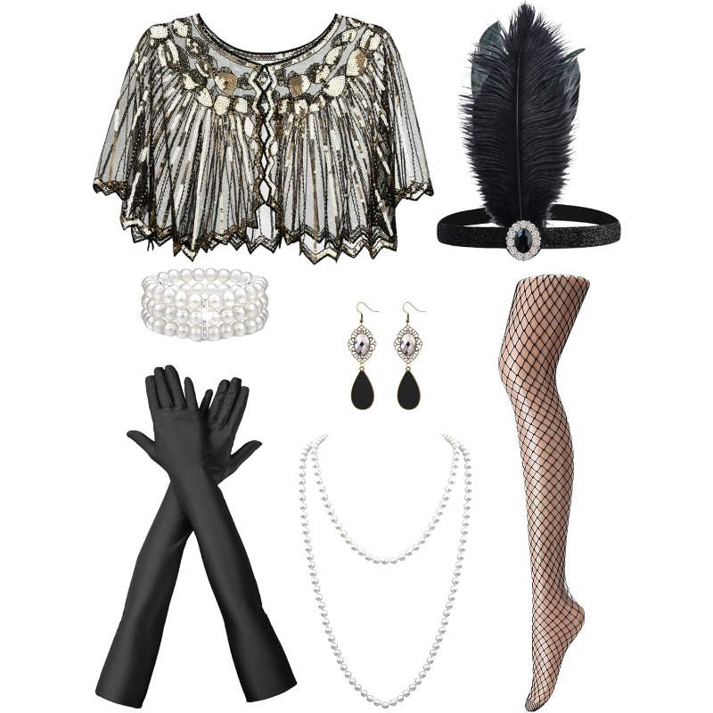 1920s Accessories Set for Wome - огляд і ціна Women'S Accessories In The 1920S