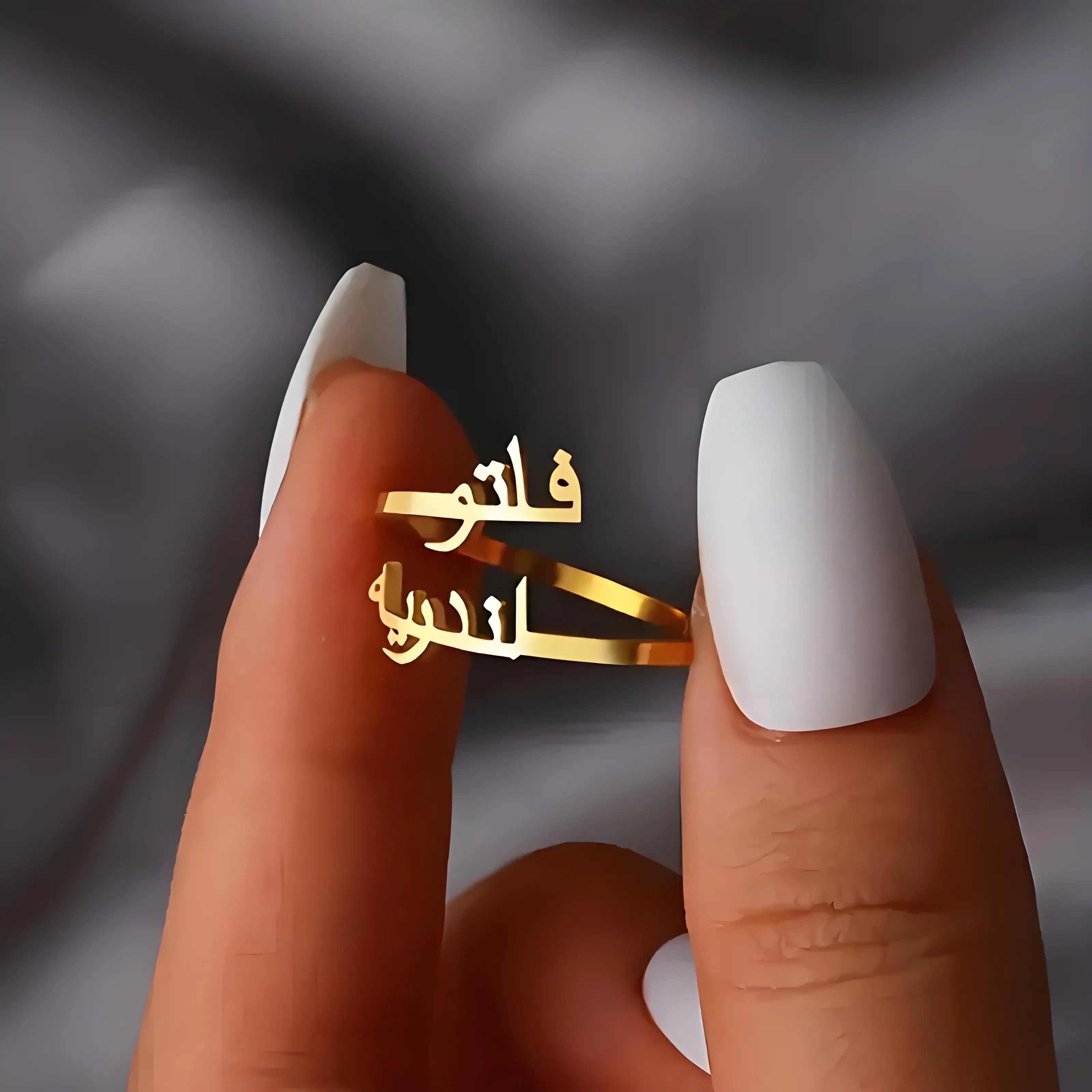Personalized Arabic Letter Rin - огляд і ціна Wrap Ring Gold