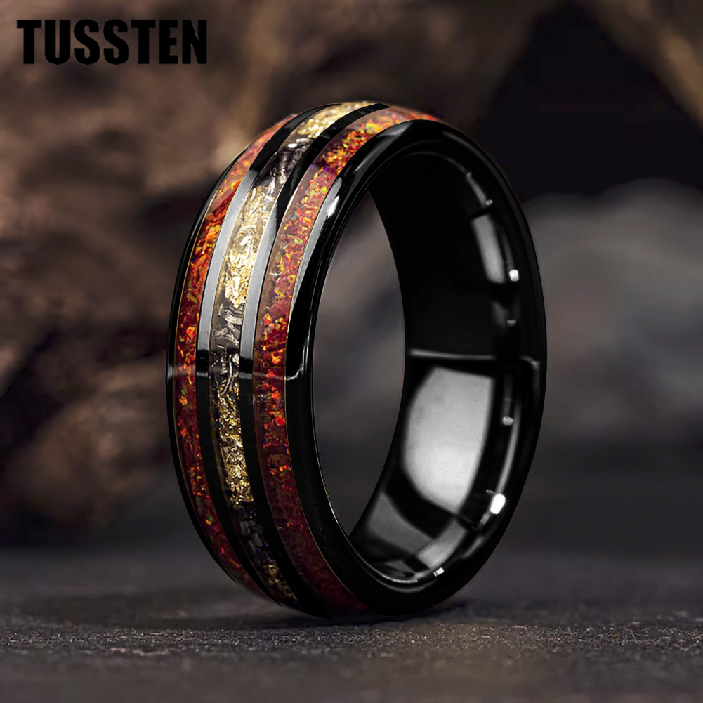 TUSSTEN 6/8MM Tungsten Rings F - огляд і ціна Wrap Ring Gold