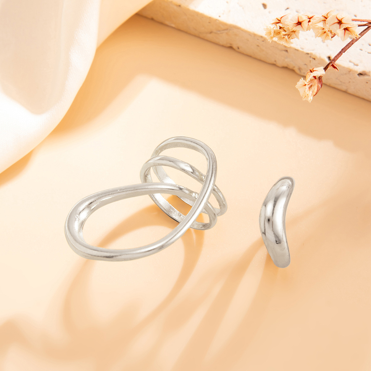 Gold Minimalist Irregular Toe  - огляд і ціна Wrap Ring Gold