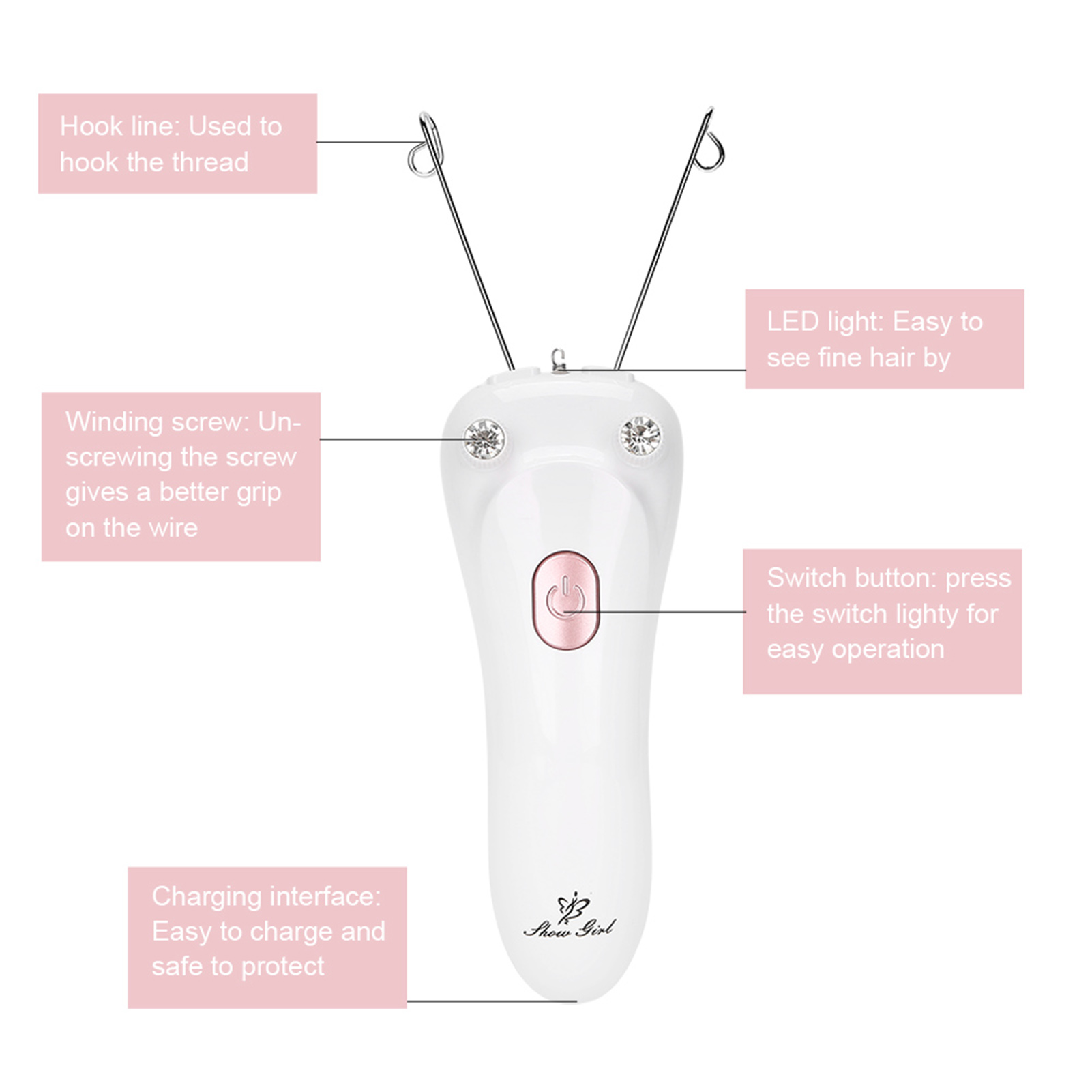 Electric Threading Epilator Hi - огляд і ціна Women Accessories Clearance
