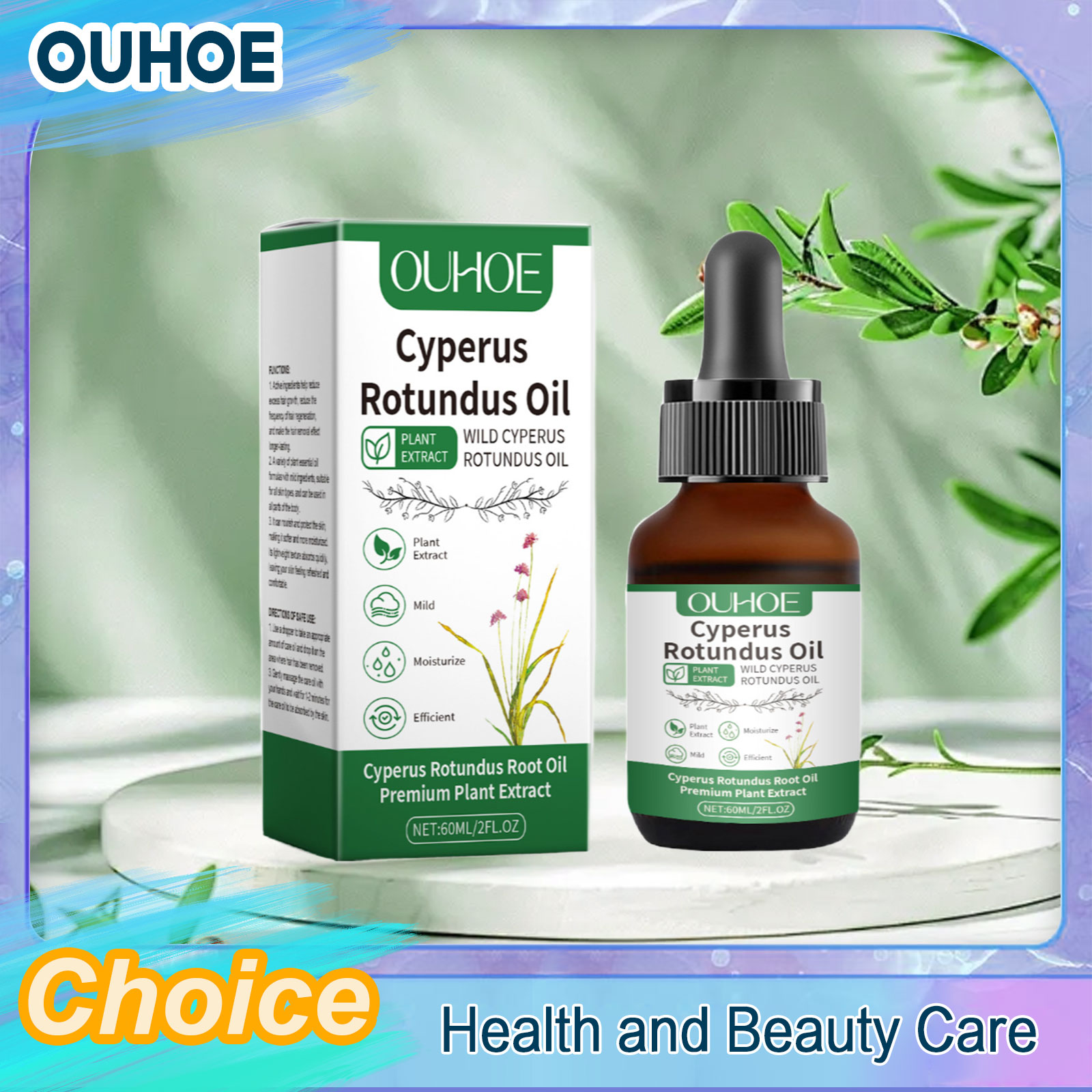 Natural Cyperus Rotundus Oil H - огляд і ціна Women Accessories Clearance