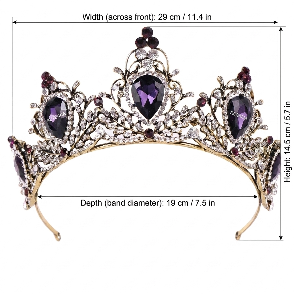 Crown Headpiece Lightweight Ba - огляд і ціна Women'S Vintage Accessories