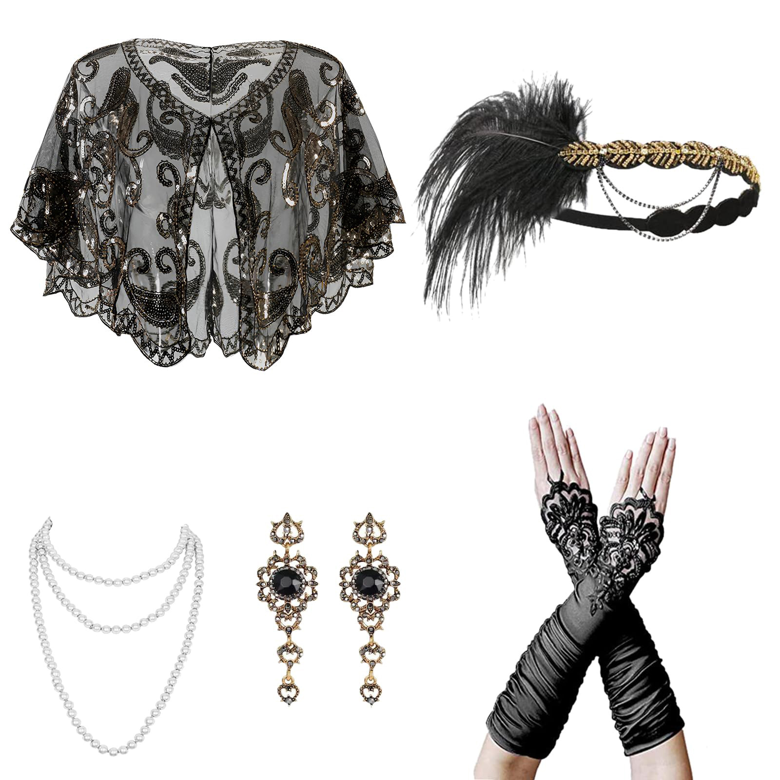 1920s Gatsby Party Wedding  Fe - огляд і ціна Women'S Accessories In The 1920S