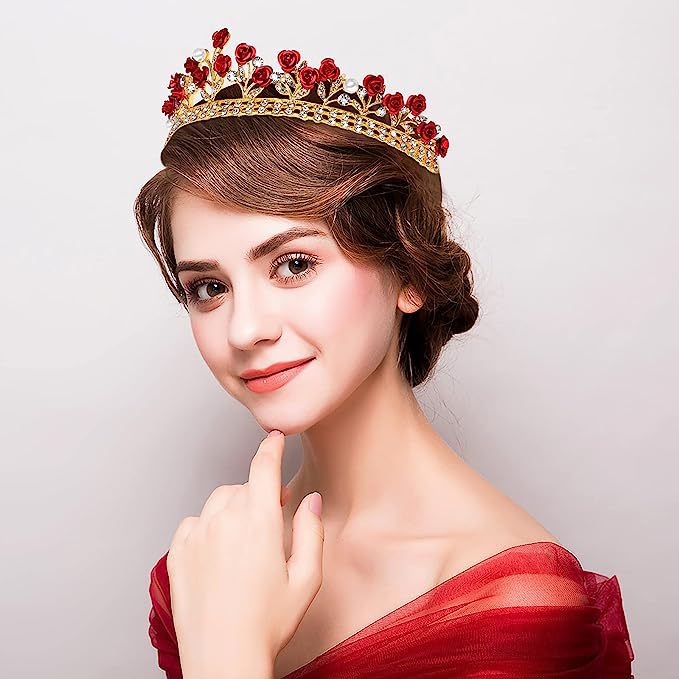 Baroque Ceramic Bridal Crown R - огляд і ціна Women'S Vintage Accessories